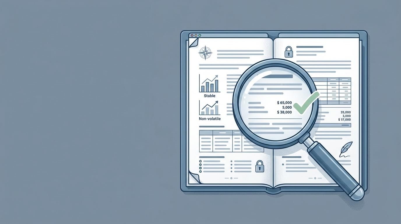 Ilustrasi menelusuri sumber resmi untuk memeriksa informasi keuangan