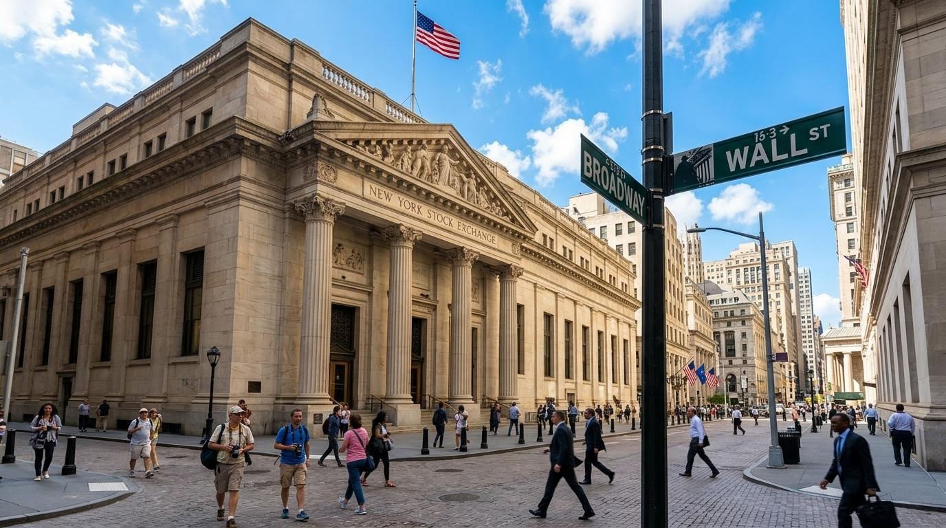 ダウ平均を初心者向けに解説するイメージ